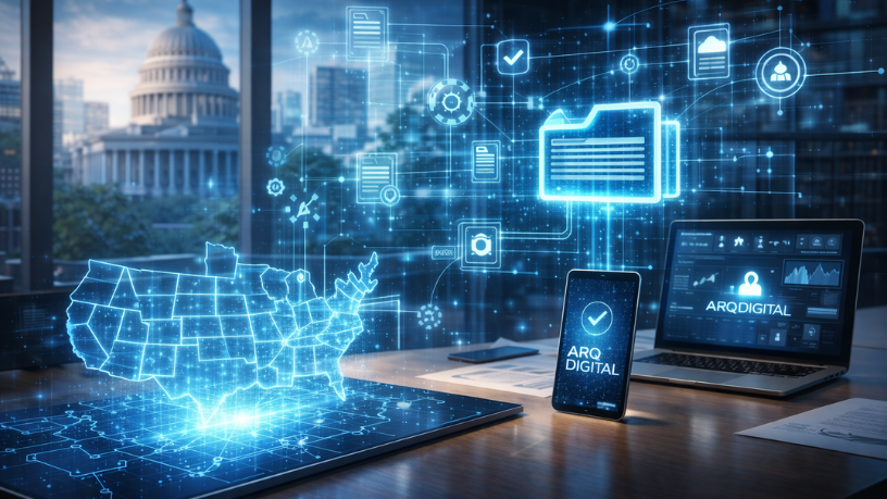 A integração tecnológica entre estados e soluções digitais amplia eficiência e escala operacional, destaca Arqdigital LTDA.
